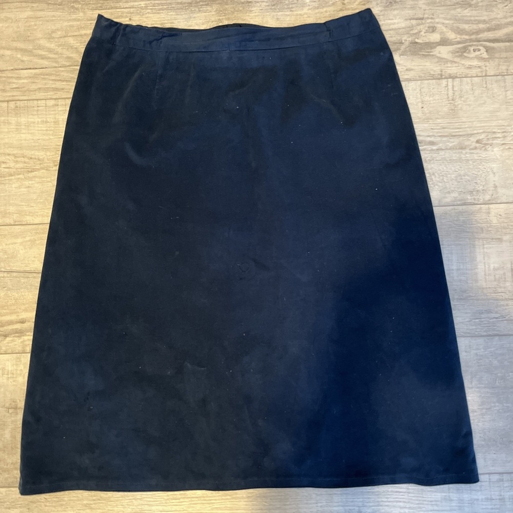 Vintage  Skinner Ultra Suede  Skirt‎ Womens Blue.